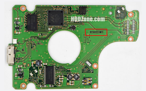 100725482 Seagate Elektronika Kontrolera Dysk Twardy