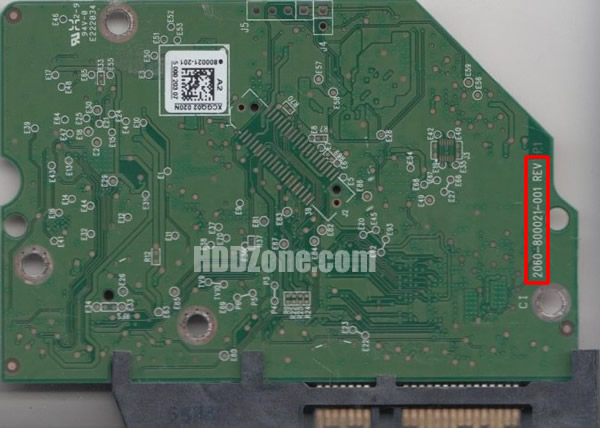 2060-800021-001 WD Elektronika Kontrolera Dysk Twardy